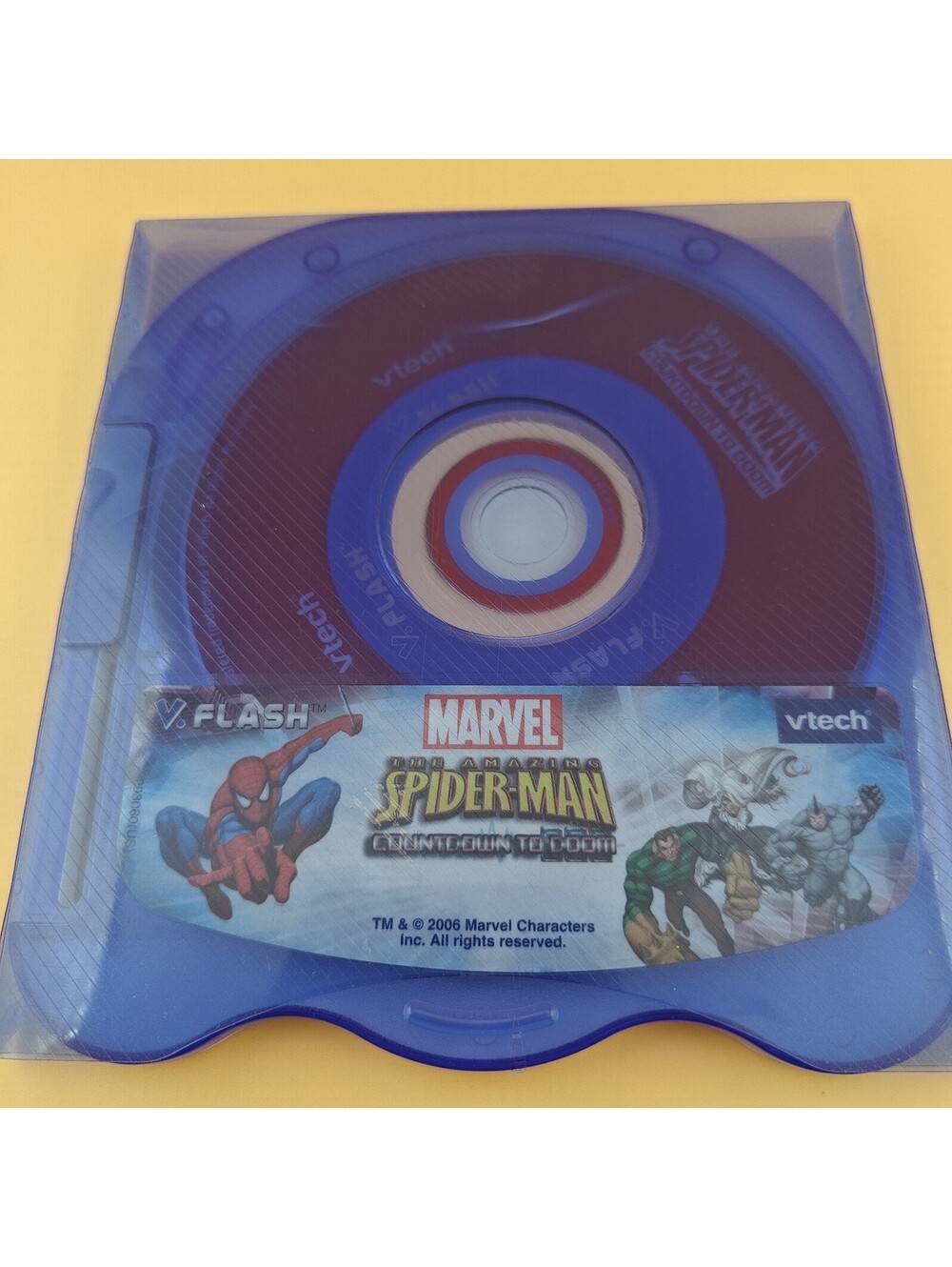 The Amazing Spider-Man Countdown to Doom Marvel VTech Flash Video Game CD